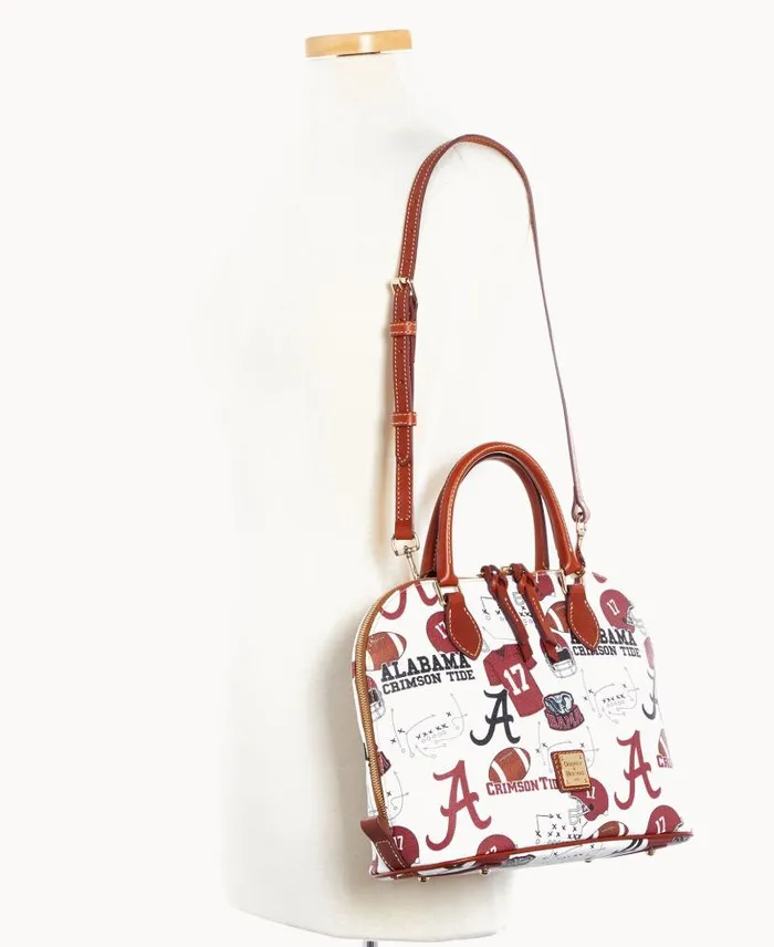 WomenMen Satchels Dooney and Bourke Collegiate University Of Alabama Zip Zip Satchel U Of Alabama
