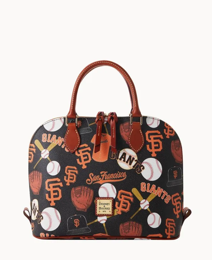 WomenMen Satchels Dooney and Bourke MLB Giants Zip Zip Satchel Giants