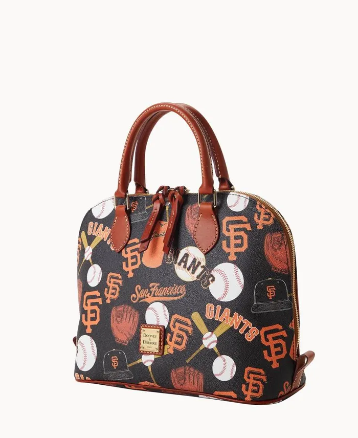 WomenMen Satchels Dooney and Bourke MLB Giants Zip Zip Satchel Giants