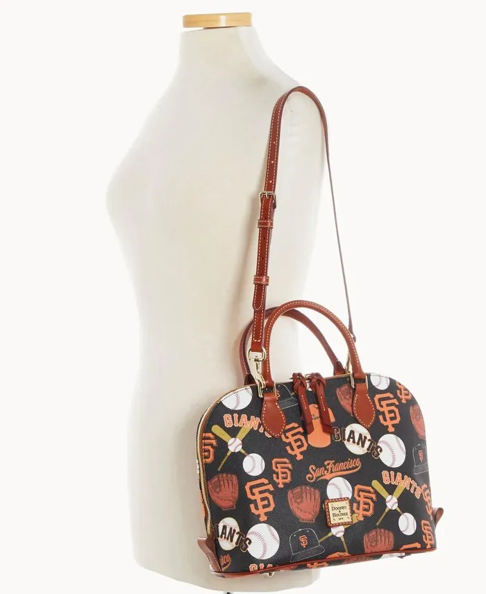 WomenMen Satchels Dooney and Bourke MLB Giants Zip Zip Satchel Giants