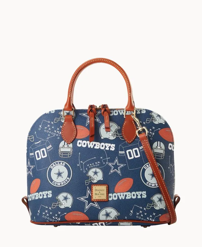 WomenMen Satchels Dooney and Bourke NFL Cowboys Zip Zip Satchel Cowboys