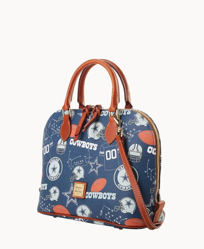 WomenMen Satchels Dooney and Bourke NFL Cowboys Zip Zip Satchel Cowboys
