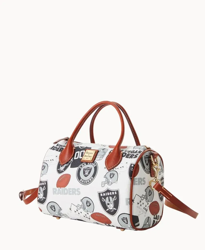 WomenMen Satchels Dooney and Bourke NFL Raiders Barrel Satchel Raiders