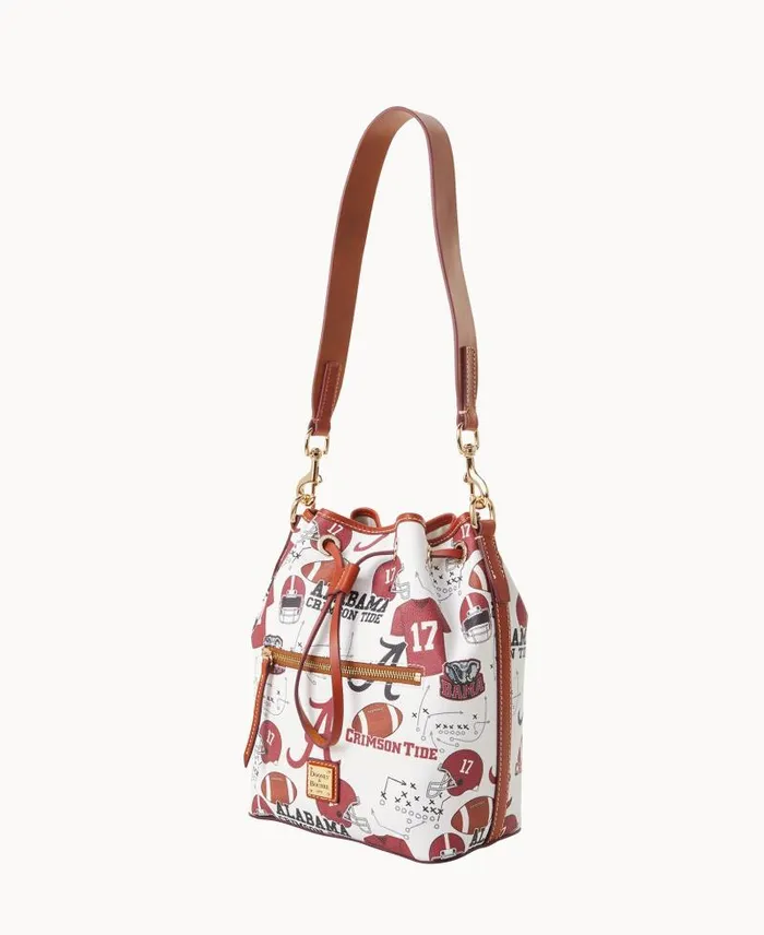WomenMen Shoulder Bags Dooney and Bourke Collegiate University Of Alabama Drawstring U Of Alabama