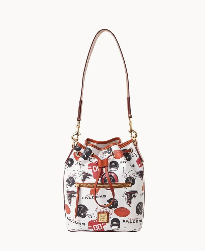 WomenMen Shoulder Bags Dooney and Bourke NFL Falcons Drawstring Falcons
