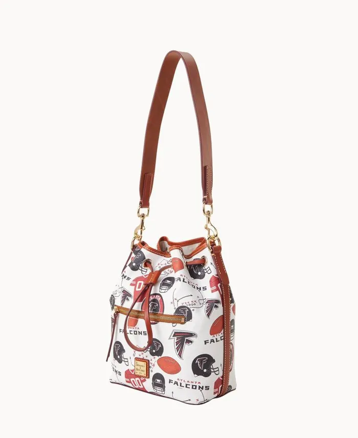 WomenMen Shoulder Bags Dooney and Bourke NFL Falcons Drawstring Falcons