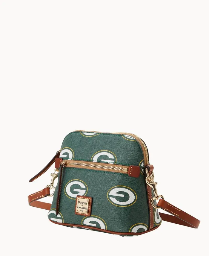 WomenMen Shoulder Bags Dooney and Bourke NFL Packers Domed Crossbody Packers WomenMen Shoulder Bags Dooney and Bourke NFL Packers Domed Crossbody Packers