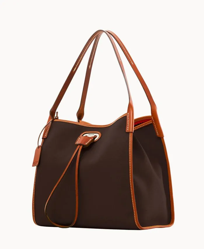 WomenMen Shoulder Bags Dooney and Bourke Oncour Cabriolet Small Full Up Brown WomenMen Shoulder Bags Dooney and Bourke Oncour Cabriolet Small Full Up Brown