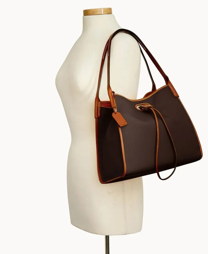 WomenMen Shoulder Bags Dooney and Bourke Oncour Cabriolet Small Full Up Brown WomenMen Shoulder Bags Dooney and Bourke Oncour Cabriolet Small Full Up Brown
