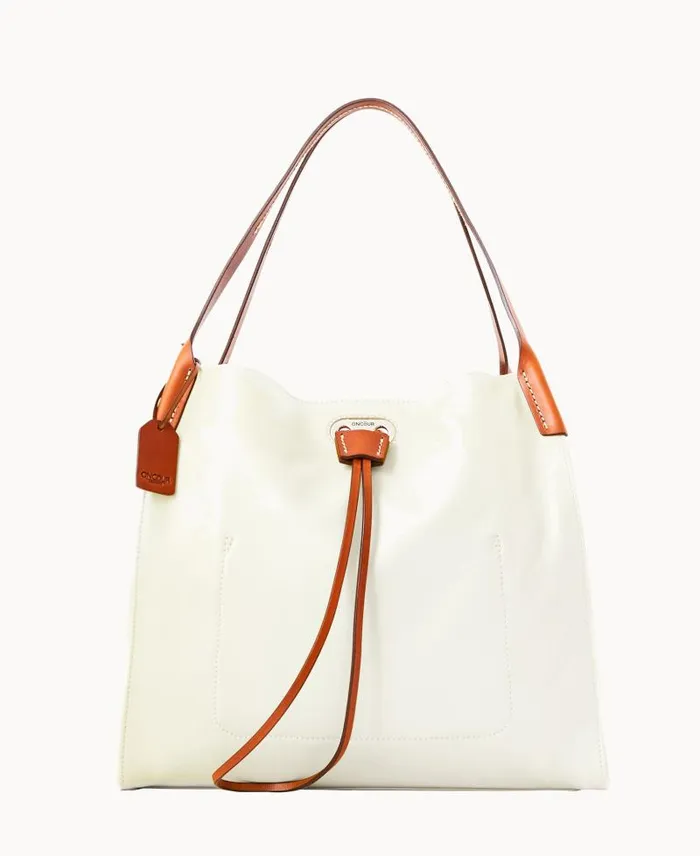 WomenMen Shoulder Bags Dooney and Bourke Oncour Elba Full Up Two Pure White