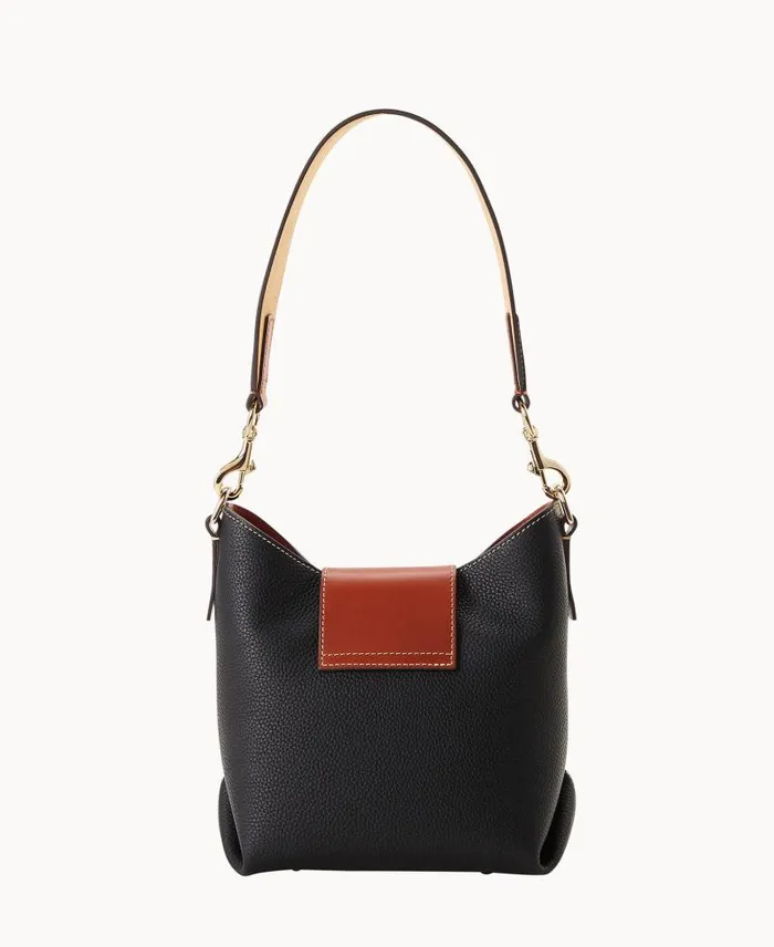 WomenMen Shoulder Bags Dooney and Bourke Pebble Turnlock Sac 22 Black