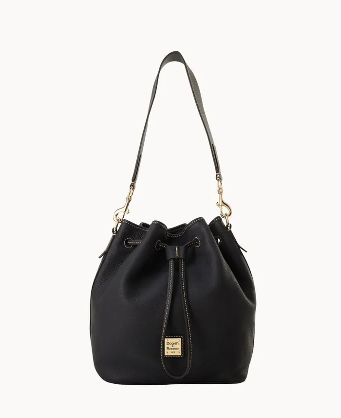 WomenMen Shoulder Bags Dooney and Bourke Sorrento Drawstring Black