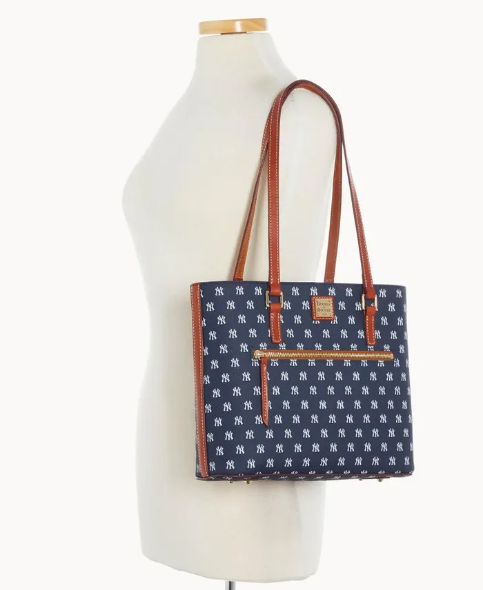 WomenMen Totes Dooney and Bourke MLB Yankees Shopper Yankees