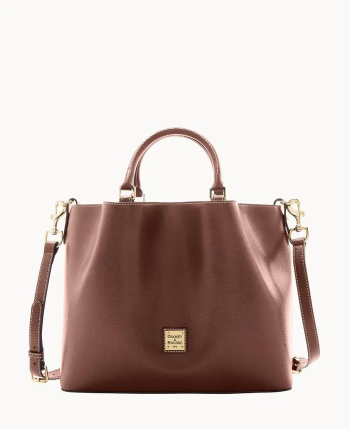 WomenMen Totes Dooney and Bourke Saffiano Large Barlow Amber