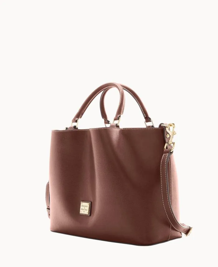 WomenMen Totes Dooney and Bourke Saffiano Large Barlow Amber