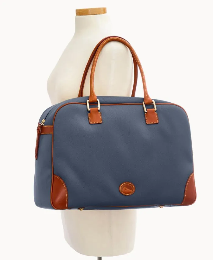 WomenMen Travel Dooney and Bourke Cabriolet Bowler Duffle Dark Grey