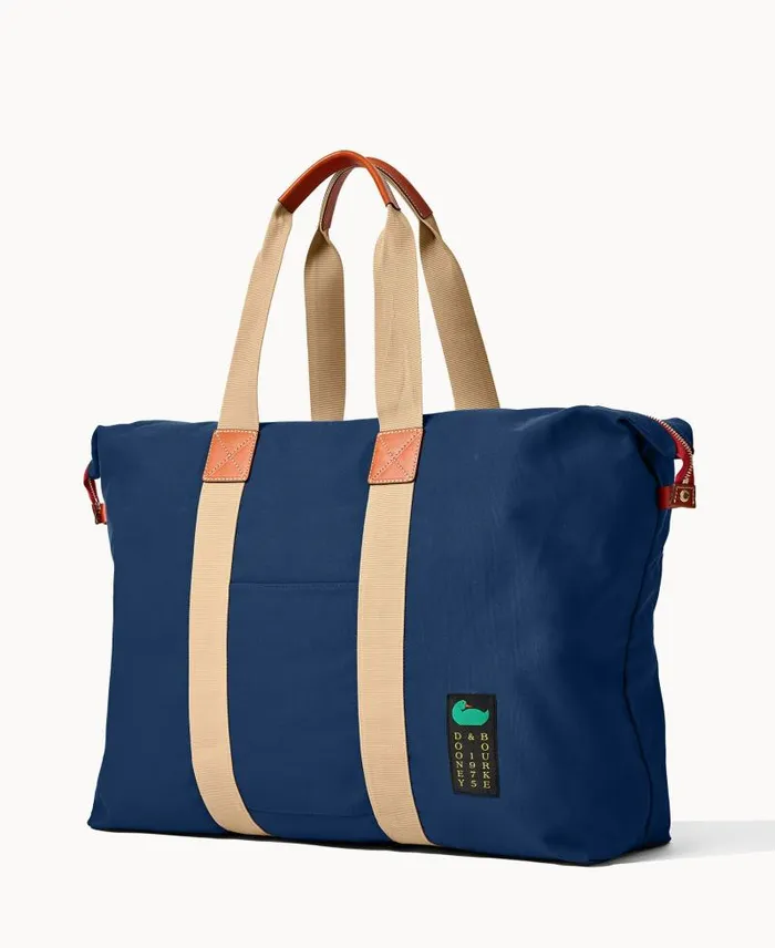WomenMen Travel Dooney and Bourke Canvas Duffle 60 Navy