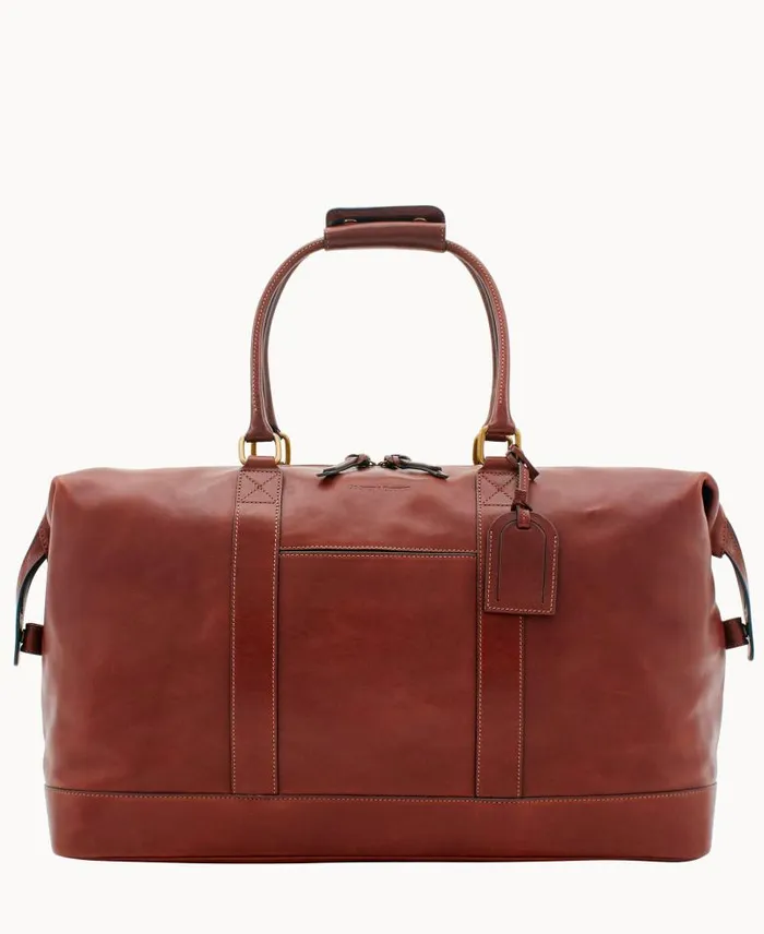 WomenMen Travel Dooney and Bourke Florentine Medium Duffle Chestnut