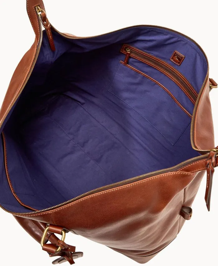 WomenMen Travel Dooney and Bourke Florentine Medium Duffle Chestnut