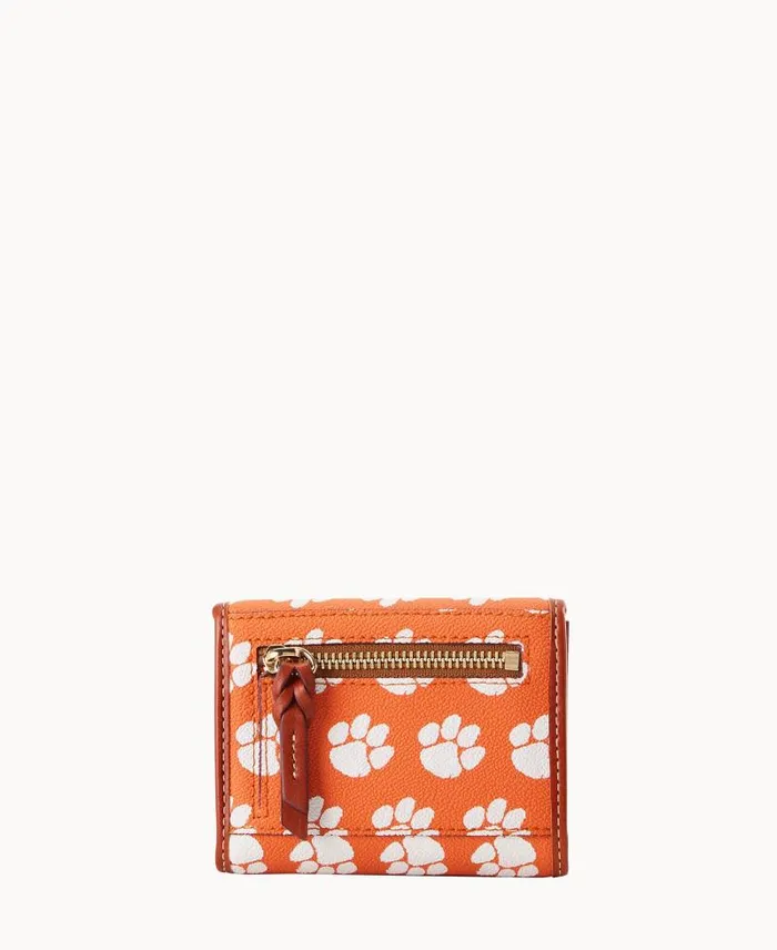 WomenMen Wallets Dooney and Bourke Collegiate Clemson University Flap Credit Card Wallet Clemson WomenMen Wallets Dooney and Bourke Collegiate Clemson University Flap Credit Card Wallet Clemson