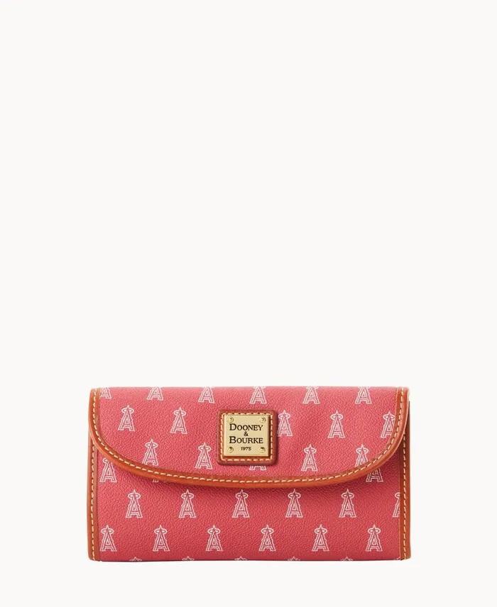 WomenMen Wallets Dooney and Bourke MLB Angels Continental Clutch Angels