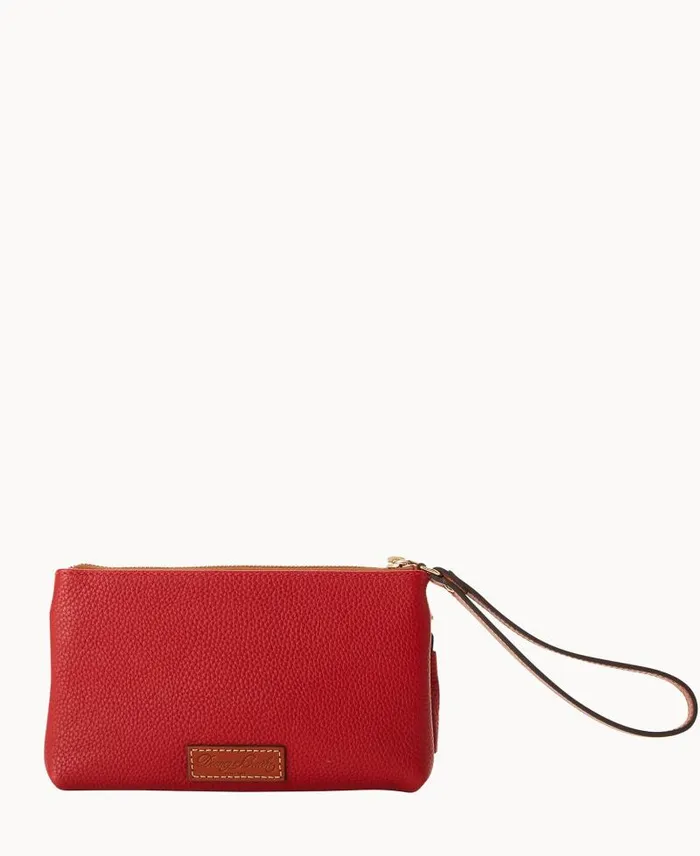 WomenMen Wallets Dooney and Bourke MLB Diamondbacks Double Zip Wristlet Diamondbacks