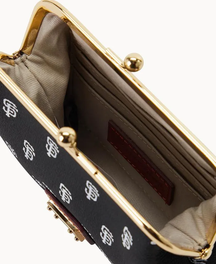 WomenMen Wallets Dooney and Bourke MLB Giants Large Framed Purse Giants