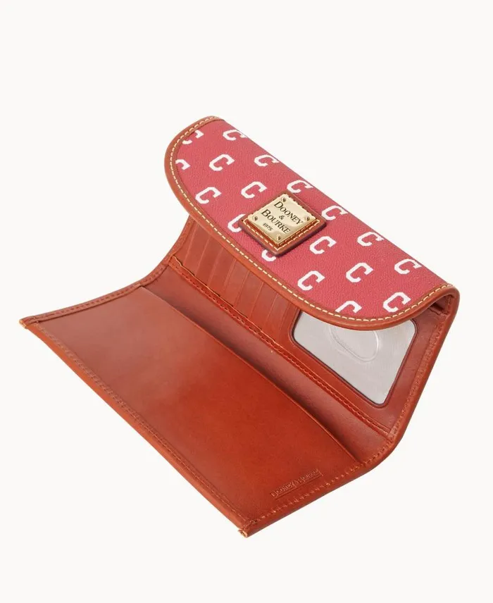 WomenMen Wallets Dooney and Bourke MLB Indians Continental Clutch Indians