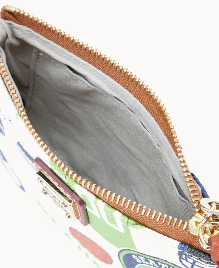 WomenMen Wallets Dooney and Bourke NFL Seahawks Stadium Wristlet Seahawks
