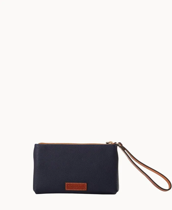 WomenMen Wallets Dooney and Bourke NFL Texans Double Zip Wristlet Texans