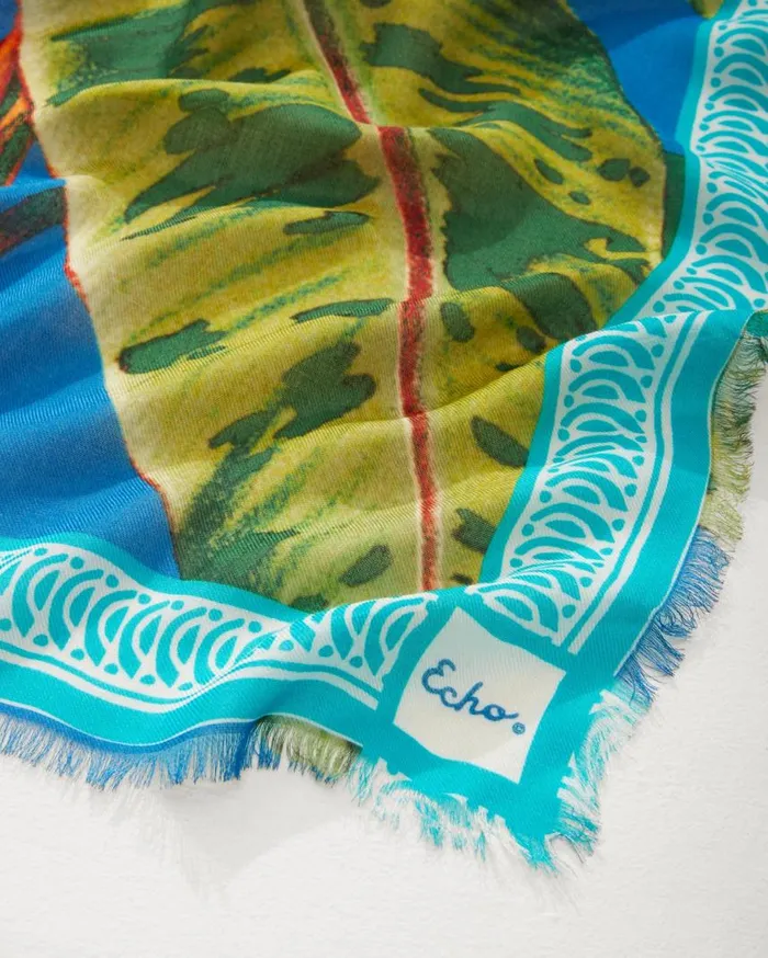 Women Mosaic Stripes Wrap Chambray Tommy Bahama Scarves and Wraps Women Mosaic Stripes Wrap Chambray Tommy Bahama Scarves and Wraps