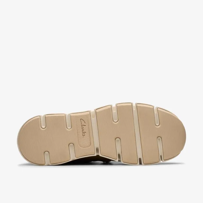 Women Nature X Tie Waterproof Pebble Combination Clarks Sneakers