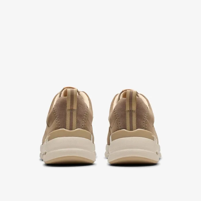 Women Nature X Tie Waterproof Pebble Combination Clarks Sneakers