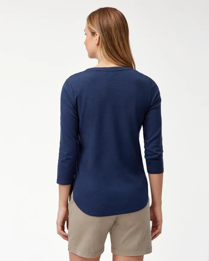 Women NFL Ashby Isles 34Sleeve TShirt Dallascowboys Tommy Bahama Tops and Shirts Women NFL Ashby Isles 34Sleeve TShirt Dallascowboys Tommy Bahama Tops and Shirts