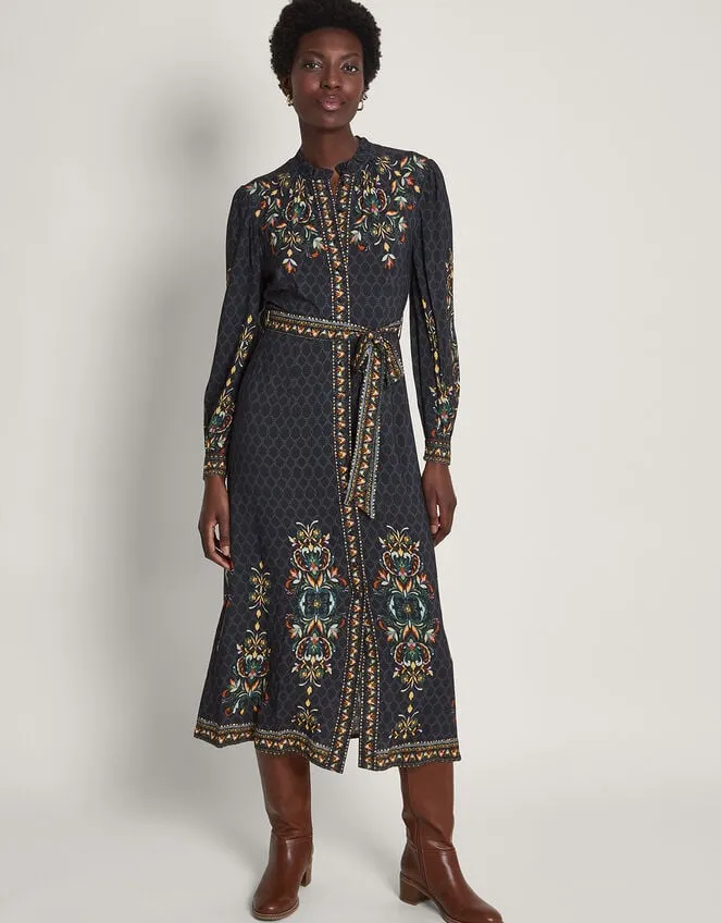 Women Pandora Shirt Dress Black Monsoon Dresses