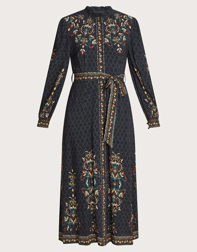 Women Pandora Shirt Dress Black Monsoon Dresses