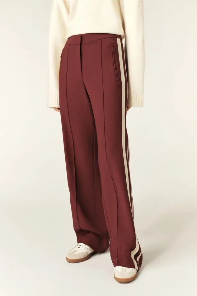 Women Pants and Jeans Baandsh Bootcut Pants Soda Red