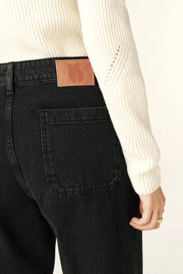 Women Pants and Jeans Baandsh WideLeg Pants Vocci Black