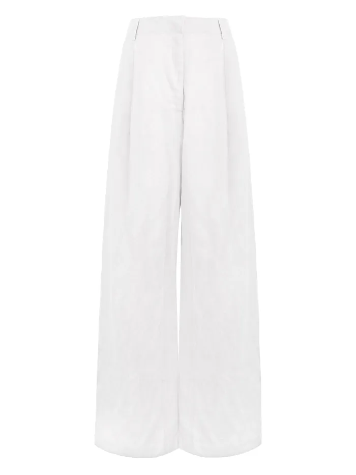 Women Pants The UNDONE Faithfull The Brand 8211 White El Toro Pants