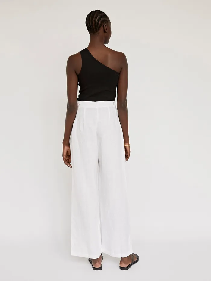 Women Pants The UNDONE Faithfull The Brand 8211 White El Toro Pants