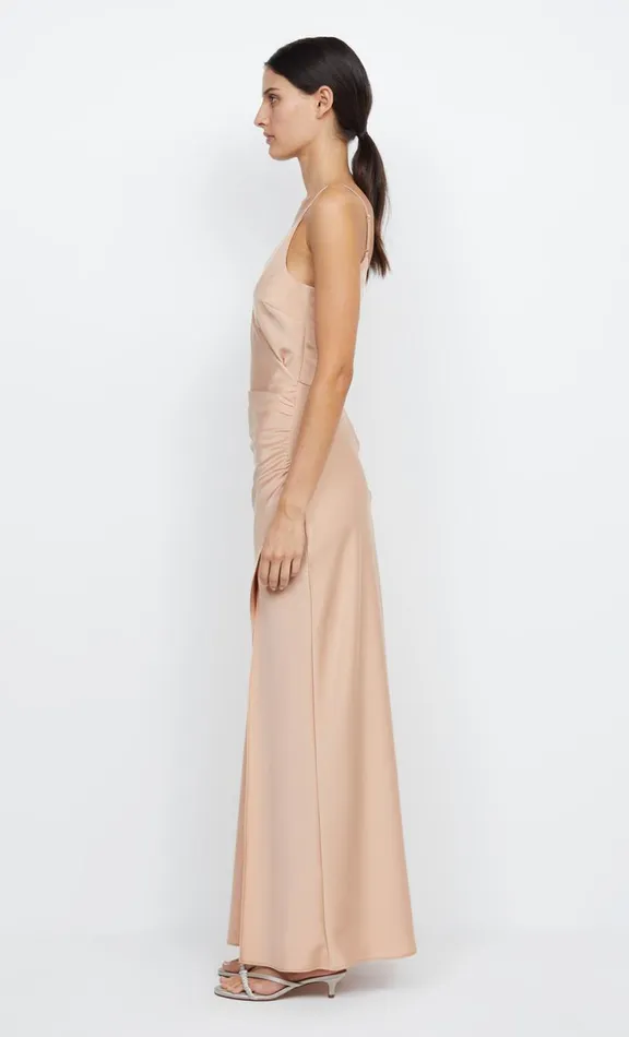 Women Prom Dresses Bec Bridge ETERNITY V MAXI DRESS 8211 ROSE GOLD