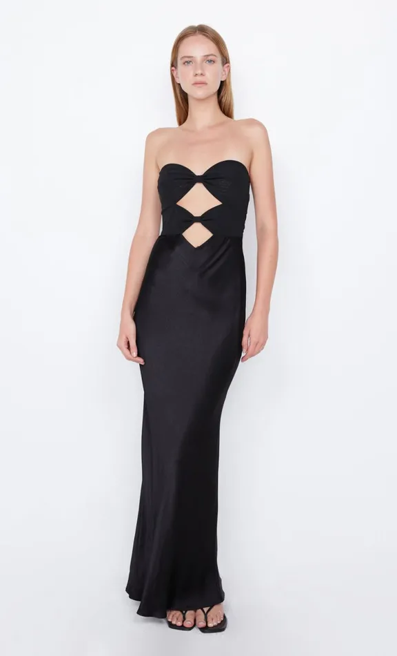 Women Prom Dresses Bec Bridge HALLE STRAPLESS DRESS 8211 BLACK