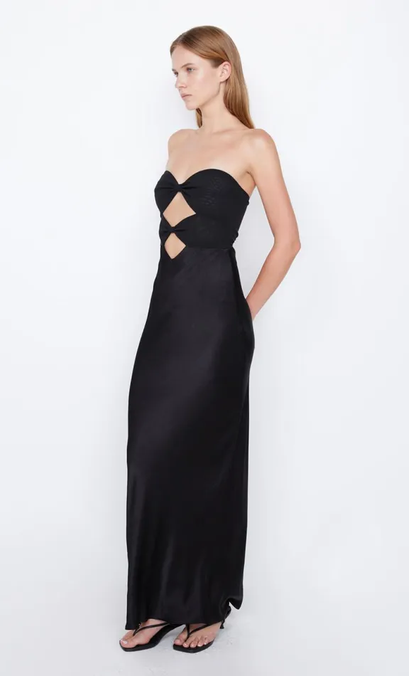 Women Prom Dresses Bec Bridge HALLE STRAPLESS DRESS 8211 BLACK