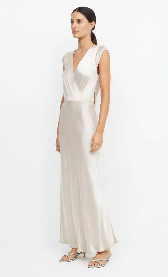 Women Prom Dresses Bec Bridge MOON DANCE MAXI DRESS 8211 SAND