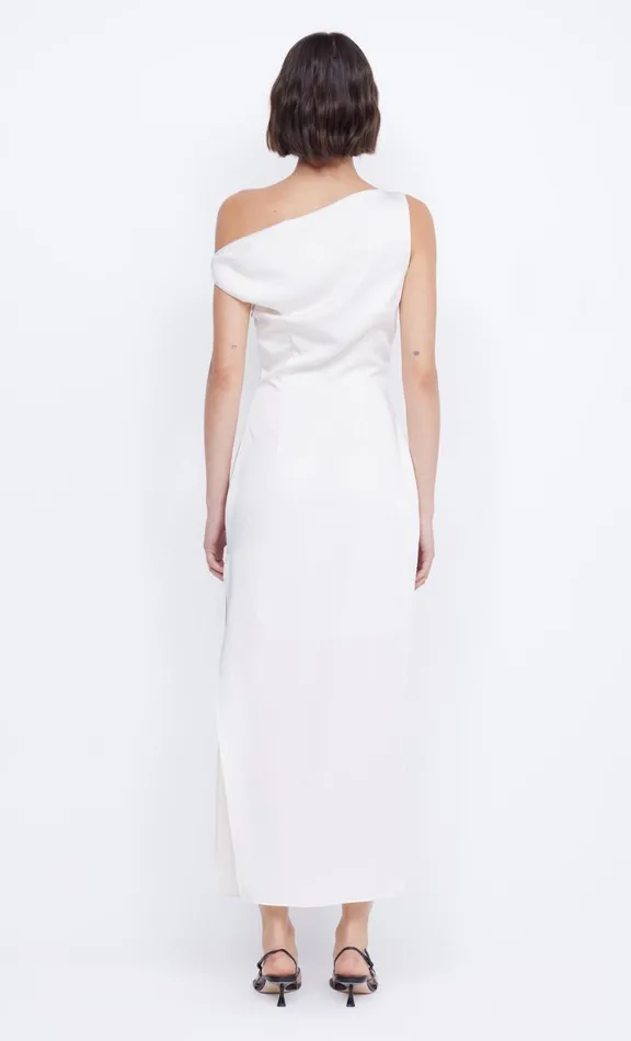 Women Prom Dresses Bec Bridge ROCHELLE ASYM MIDI DRESS 8211 CREAM