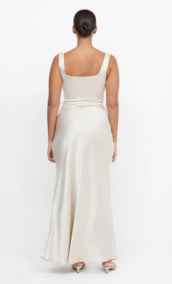 Women Prom Dresses Bec Bridge THE DREAMER SQUARE NECK DRESS 8211 SAND