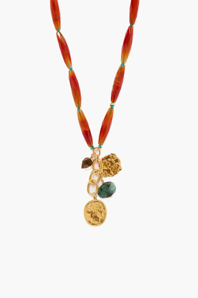Women Salome Necklace Carnelian Chan Luu Necklaces