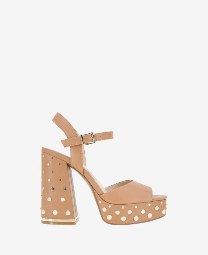 Women Sandals and Wedges Kenneth Cole Dolly Stud Ankle Strap Platform Heeled Sandal Classic Tan Women Sandals and Wedges Kenneth Cole Dolly Stud Ankle Strap Platform Heeled Sandal Classic Tan