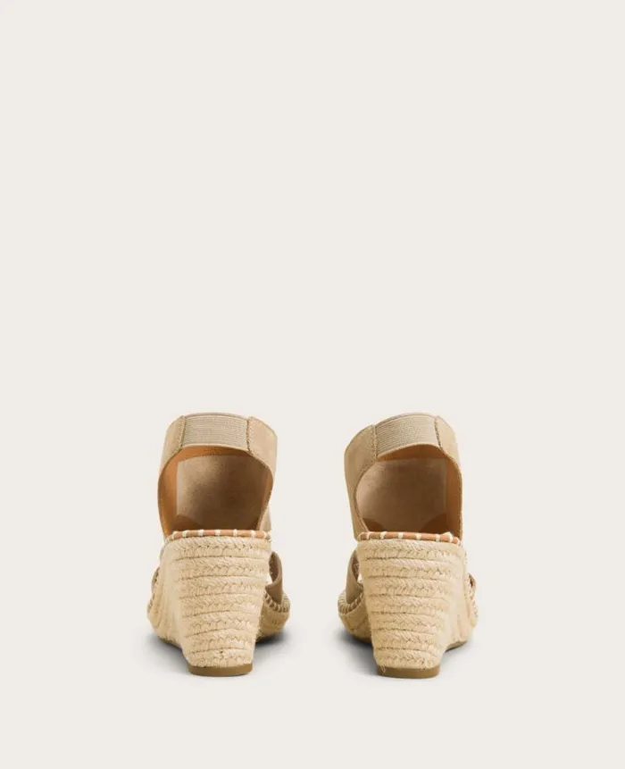 Women Sandals and Wedges Kenneth Cole GENTLE SOULS Cody Suede Espadrille Wedge Mushroom Suede Women Sandals and Wedges Kenneth Cole GENTLE SOULS Cody Suede Espadrille Wedge Mushroom Suede