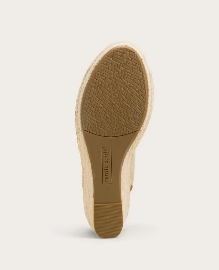 Women Sandals and Wedges Kenneth Cole GENTLE SOULS Cody Suede Espadrille Wedge Mushroom Suede Women Sandals and Wedges Kenneth Cole GENTLE SOULS Cody Suede Espadrille Wedge Mushroom Suede